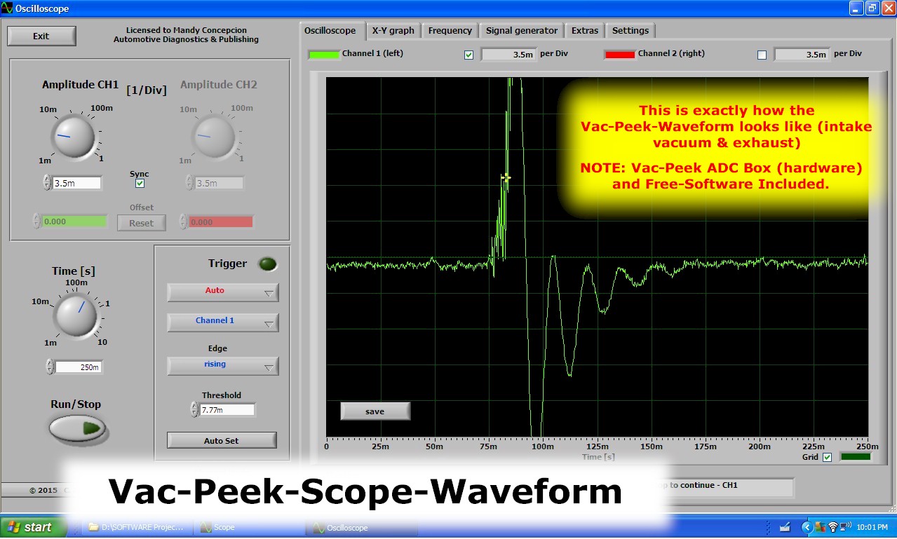 vacuum peek transducer scope 2