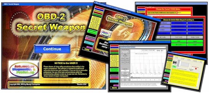 OBD-2 Secret Weapon Auto-Repair Software